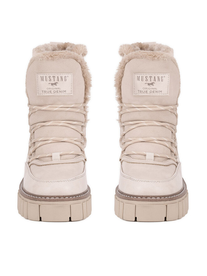 Mustang Schnürschuhe Mustang 1447-601 Beige