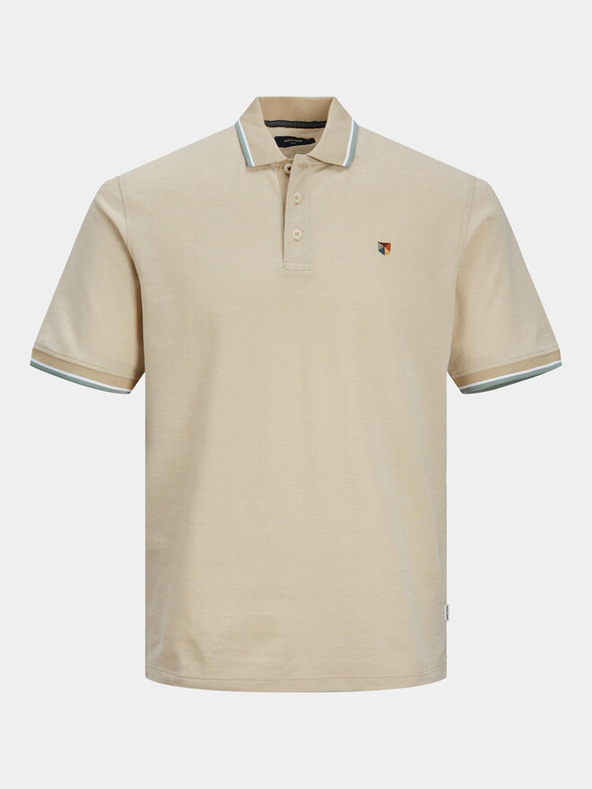 Jack&Jones Jack&Jones Polo Bluwin 12169064 Beis Regular Fit