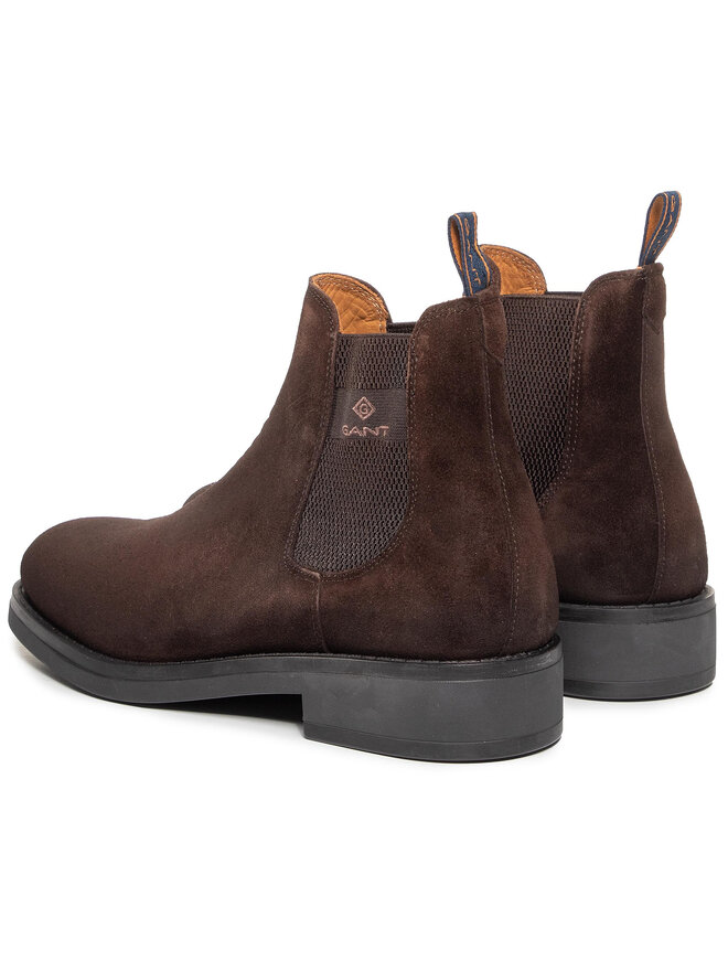 Gant Kotníková obuv s elastickým prvkem Gant Brookly 21653010 Hnědá