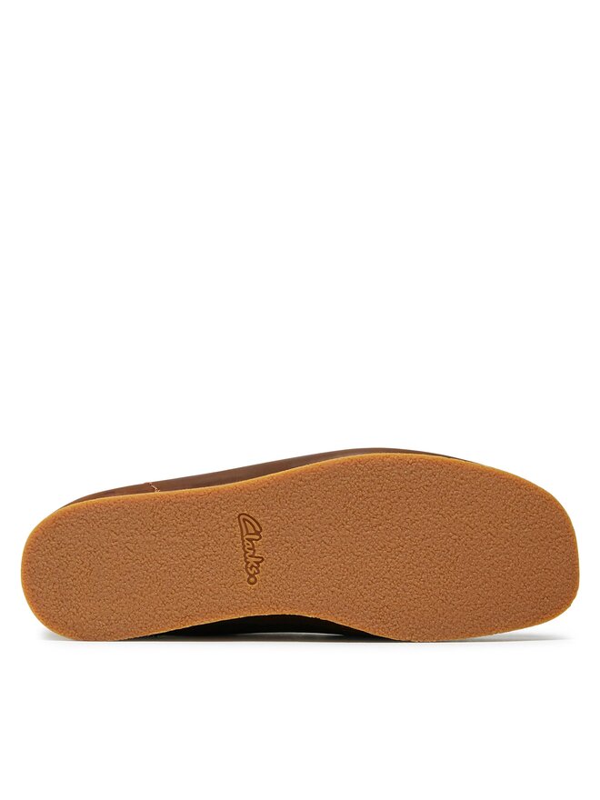 Clarks Mokasíny Clarks Wallabee Evo 261728197 Hnedá