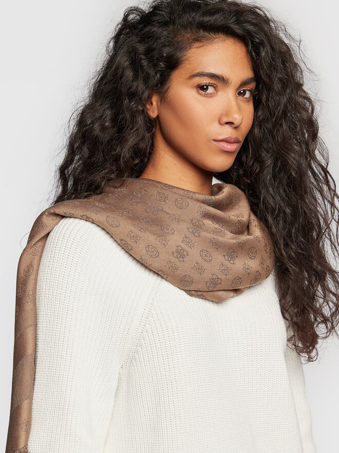Guess Šál/Šatka Guess AW9026 VIS03 Hnedá