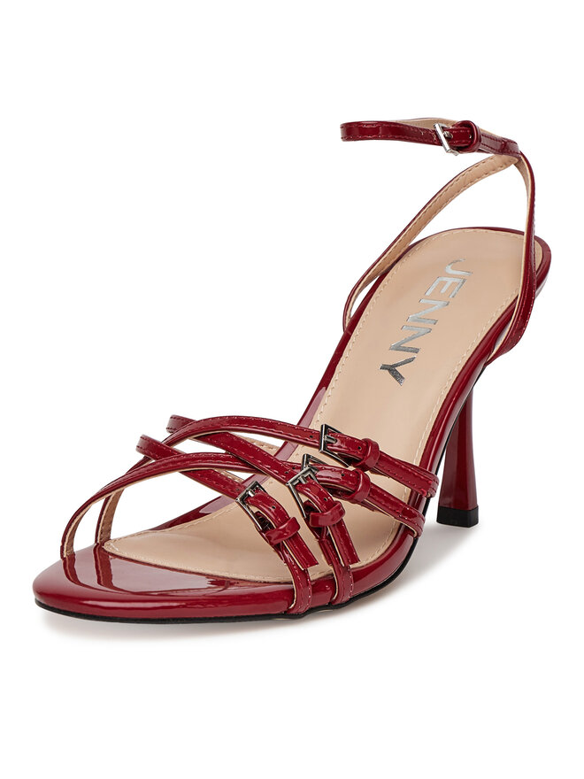 JENNY Sandały JENNY LS6025-08 Czerwony