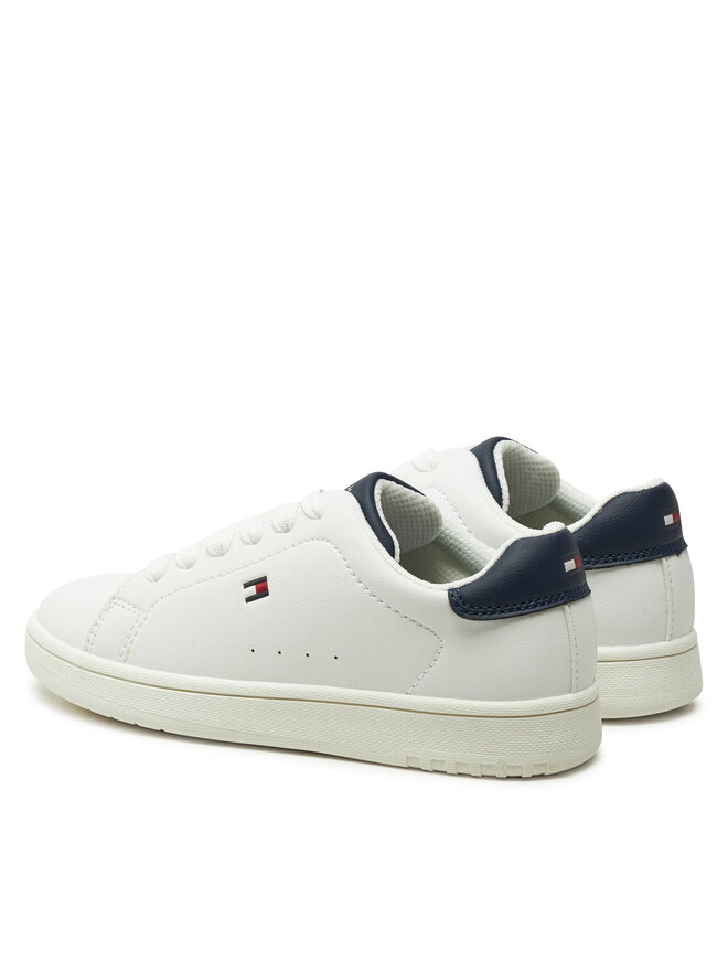 Tommy Hilfiger Tenisice Tommy Hilfiger Low Cut Lace-Up Sneaker T3X9-33848-1355 M Bijela