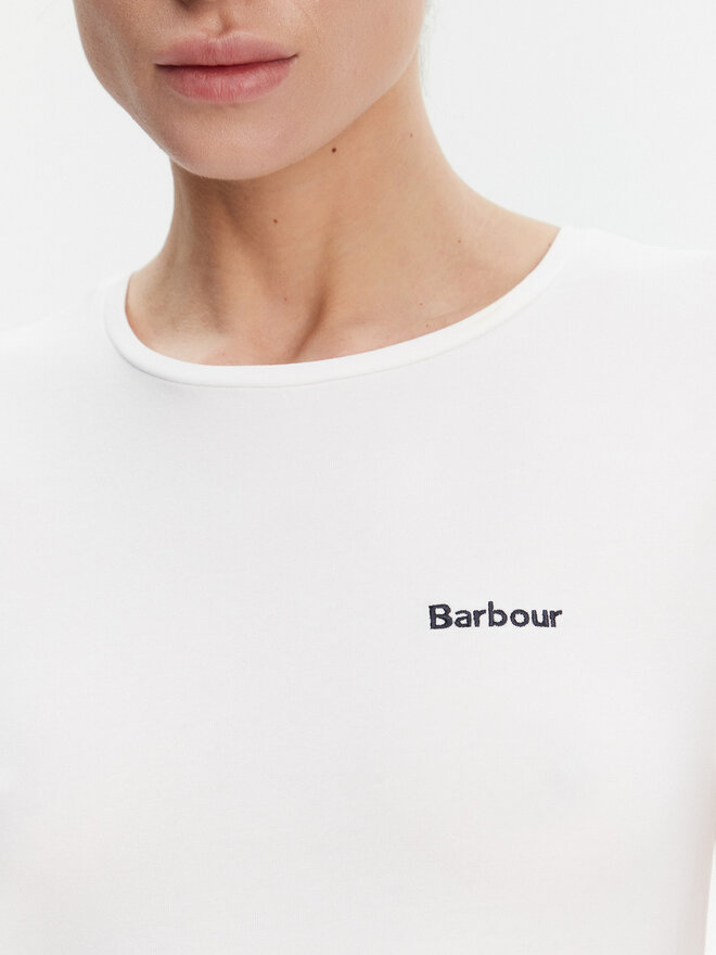 Barbour Barbour Marškinėliai Saltford LTS0666WH11 Balta Regular Fit