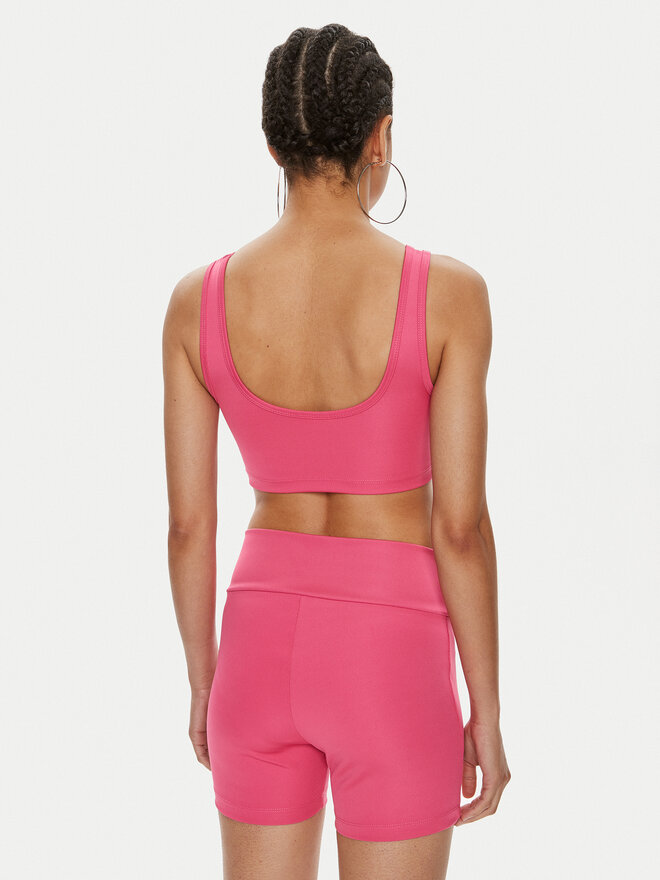 Karl Kani Karl Kani Top de sujetador Small Serif 6131305 Rosa Slim Fit