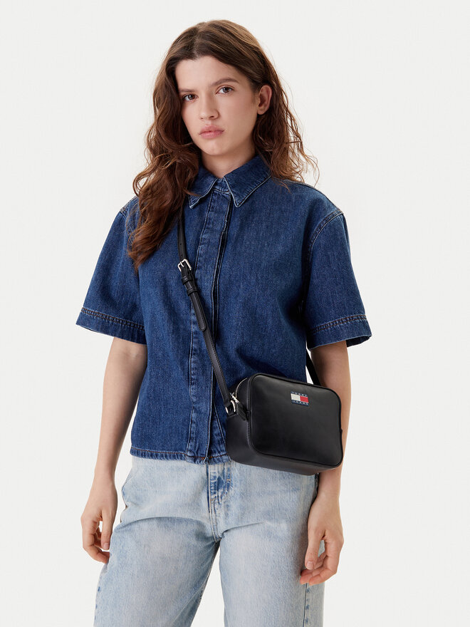 Tommy Jeans Handtasche Tommy Jeans Tjw Ess Must Camera Bag AW0AW16964 Schwarz