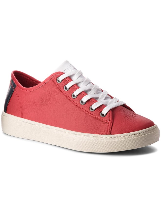 Tommy jeans light leather low cheap