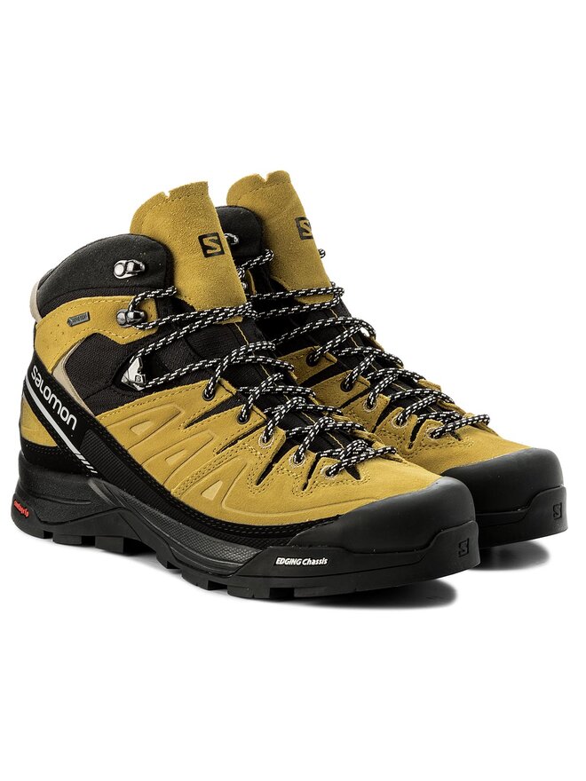 Trekkingschuhe Salomon X Alp Mid Ltr Gtx GORE TEX 401653 27 V0 Gelb eschuhe