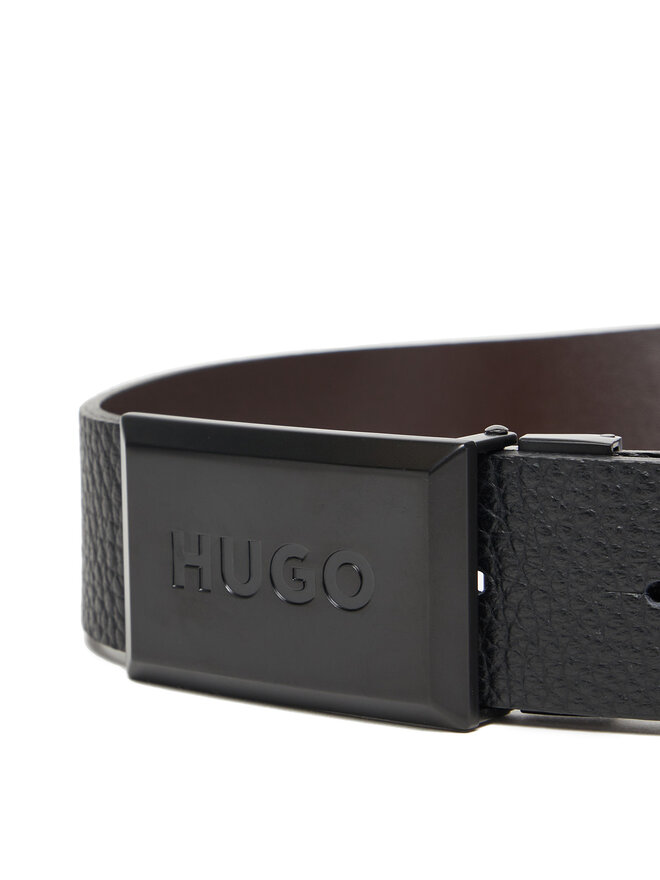 HUGO Ζώνη Ανδρική HUGO 50555040 Μαύρο