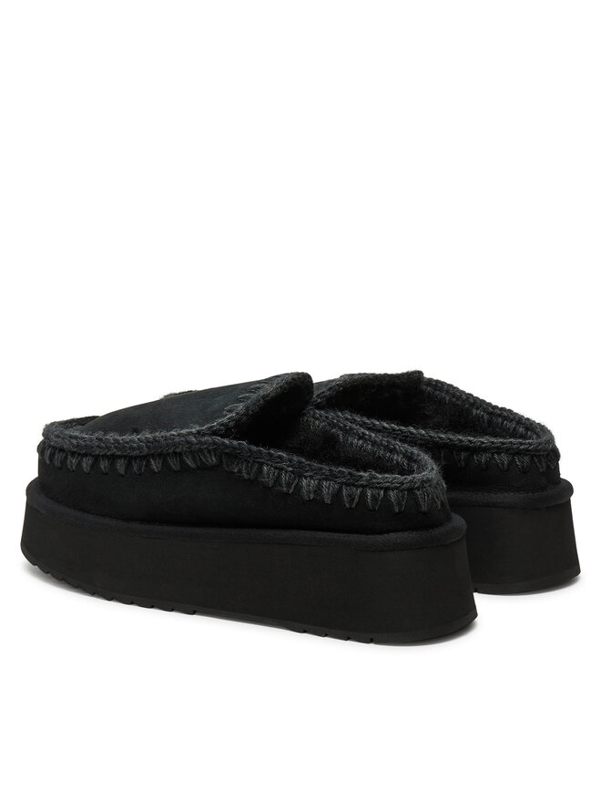 Mou Пантофи Mou Clog Eskimo Platform FW681004A Черен