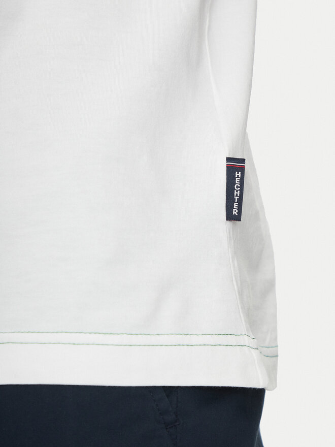 Hechter Paris Hechter Paris Camiseta 75014 151919 Blanco Regular Fit