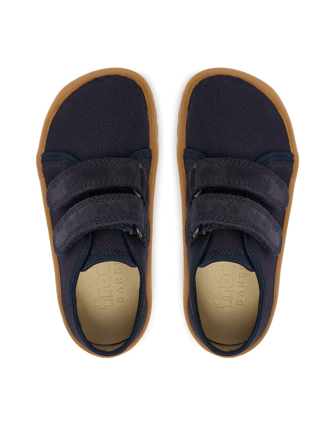 Froddo Hausschuhe Froddo Barefoot Canvas G1700440-2 S Dunkelblau