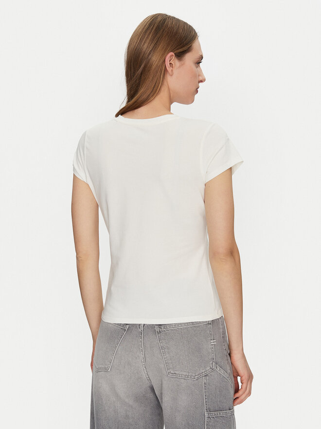 Guess Guess Camiseta W5GI42 J1314 Écru Regular Fit