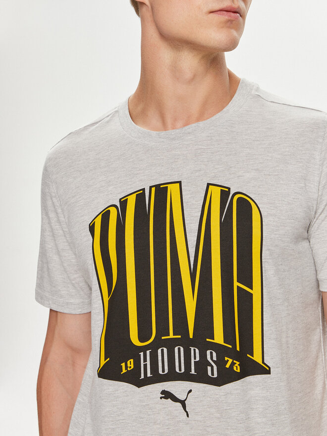 Puma Puma Marškinėliai TSA 624819 Pilka Regular Fit