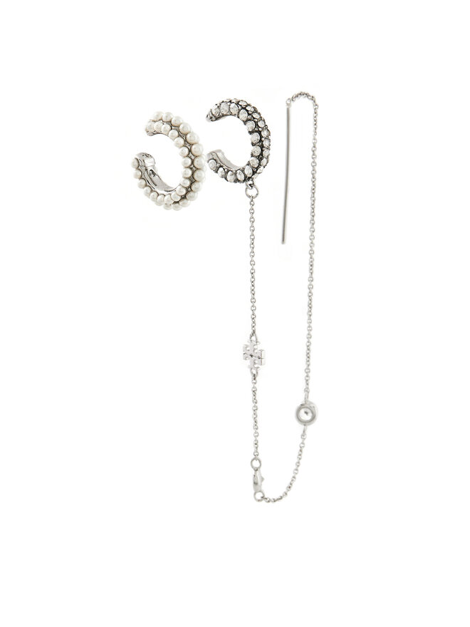 Tory Burch Uhani Tory Burch 161055 Srebrna
