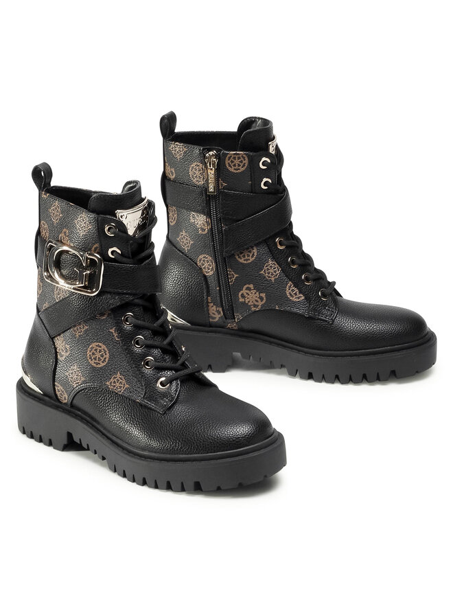 Guess Schnürstiefeletten Guess Orana FL8ONA FAL10 Schwarz