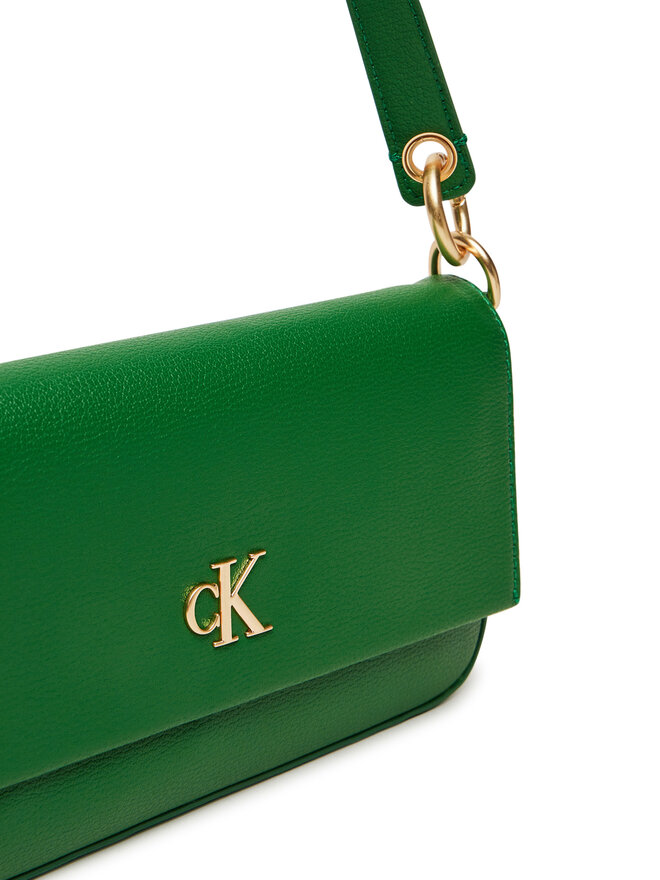 Calvin Klein Handtasche Calvin Klein Minimal Monogram Shoulder Pouch LV04K3161G Grün