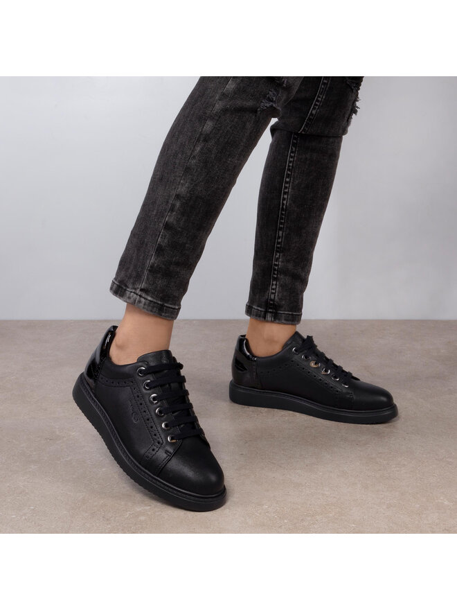 Sneakers Geox D Thymar A D944BA 05402 C9999 Noir chaussures