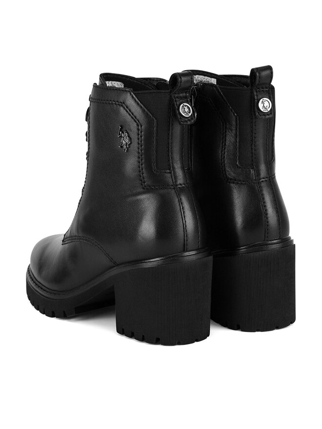 U.S. Polo Assn. Боти U.S. Polo Assn. MILVA001W/DLE1 Черен