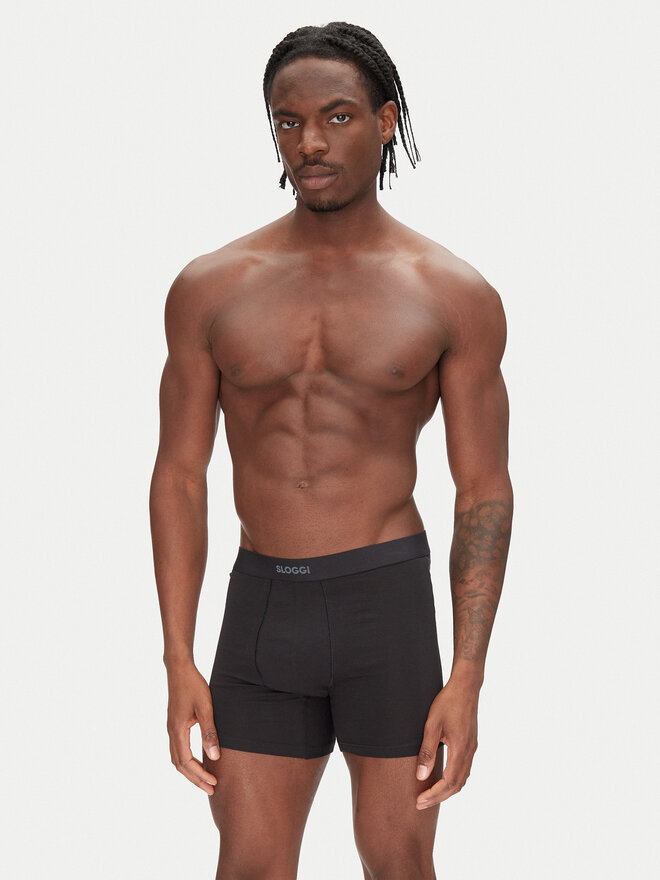 Sloggi Sloggi 2er-Set Boxershorts 10222372 Schwarz