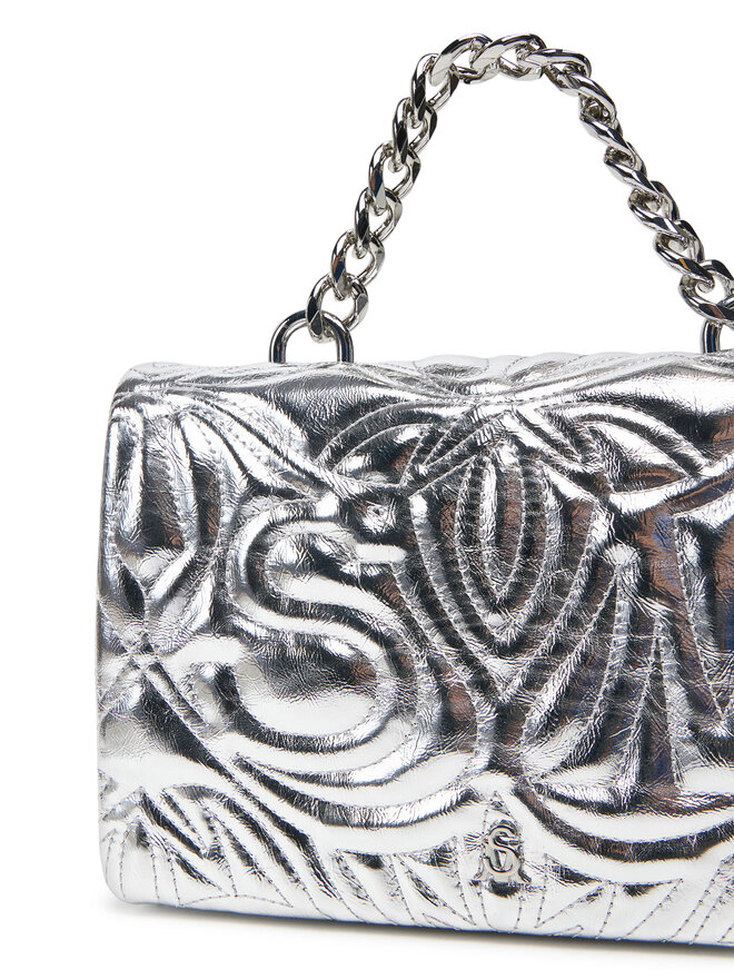 Steve Madden Ročna torba Steve Madden Bnotable SM13001564 Srebrna