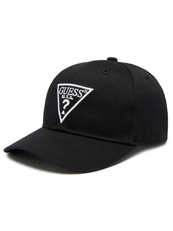 Guess Шапка с козирка Guess Logo H3GZ01 WO08O Черен