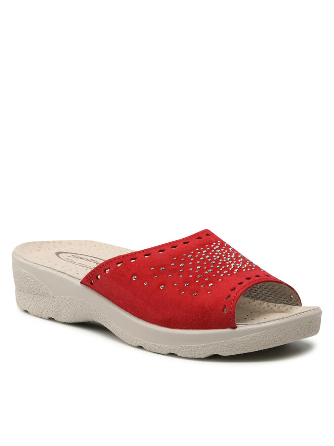 Mules sandales de bain Saniflex 81709 10 Rouge chaussures