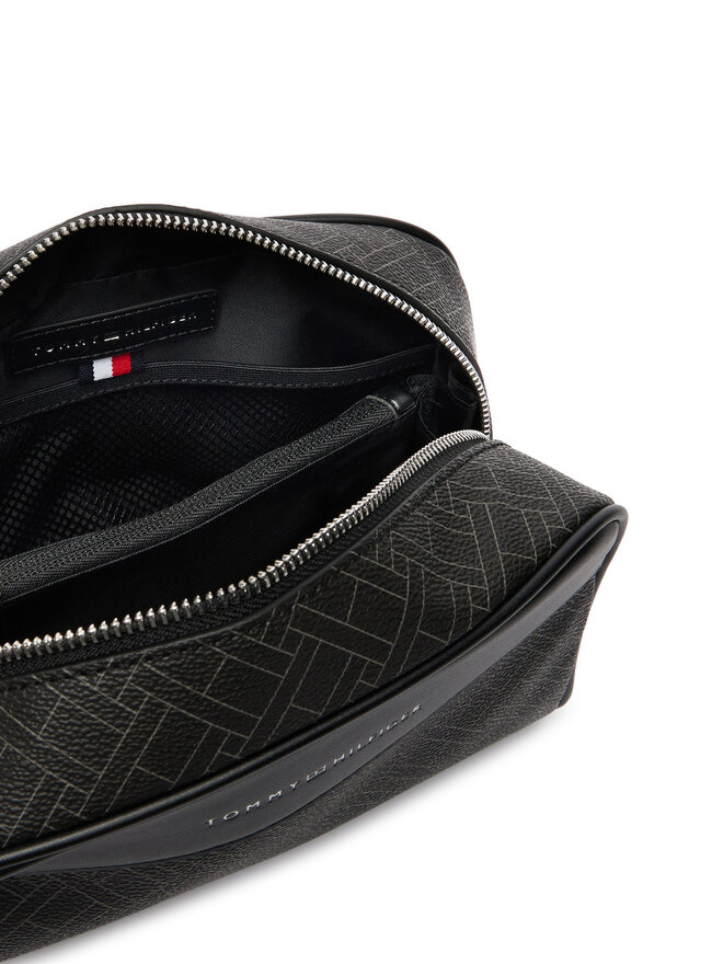 Tommy Hilfiger Kosmetiktasche Tommy Hilfiger Th Flag Monogram Washbag AM0AM14298 Schwarz