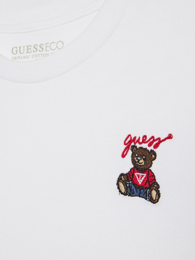 Guess Guess Marškinėliai L5RI33 I3Z14 Balta Oversize