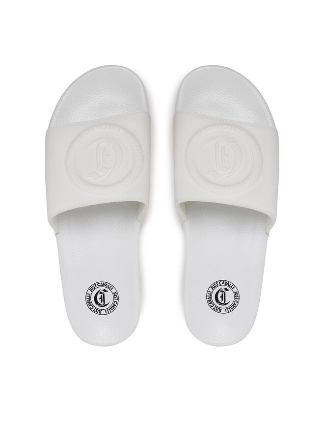 Just Cavalli Шльопанці Just Cavalli 78QA3SZ4 Білий