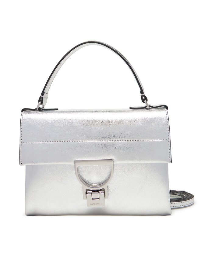 Coccinelle Handtasche Coccinelle S3H Arlettis Smooth Metal E1 S3H 19 03 01 Silberfarben