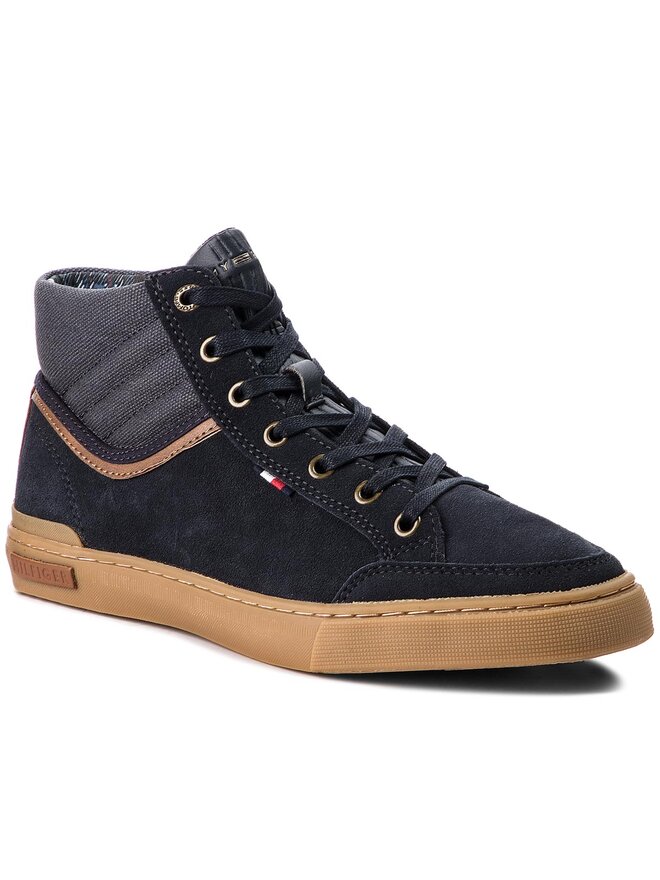 Sneakers Tommy Hilfiger Core Material Mix Mi FM0FM01707 Dunkelblau eschuhe