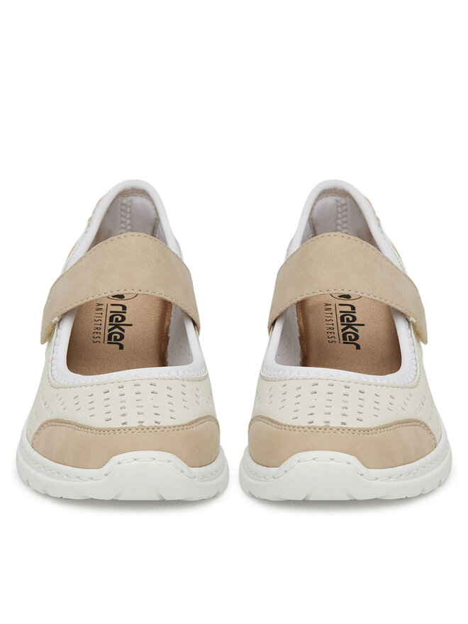 Rieker Pantofi Rieker L32B5-81 Bej
