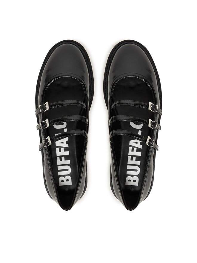 Buffalo Halbschuhe Buffalo Darya Mary Vamp 1620043 Schwarz