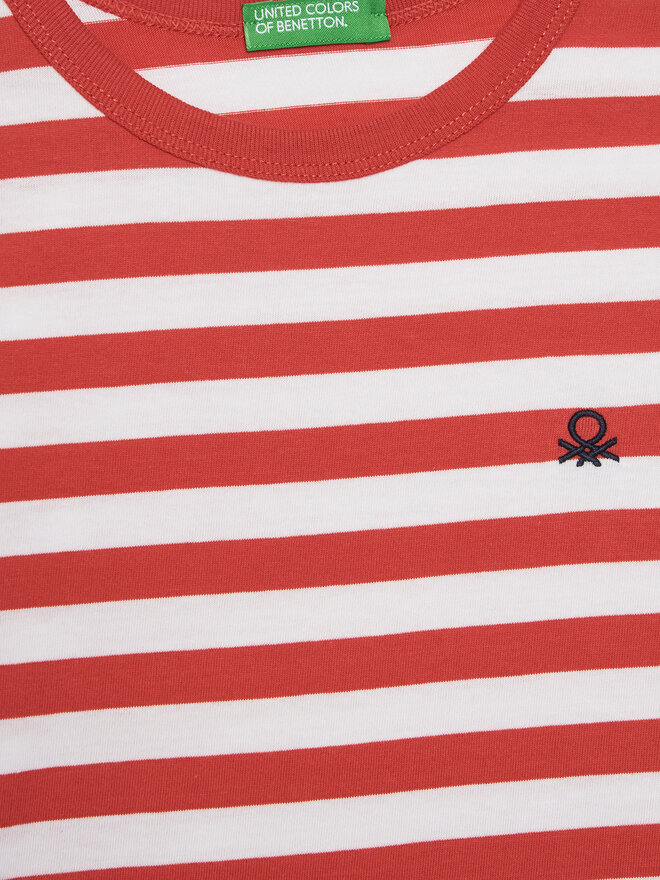 United Colors Of Benetton United Colors Of Benetton Camiseta 3FHXC10MW Rojo Regular Fit