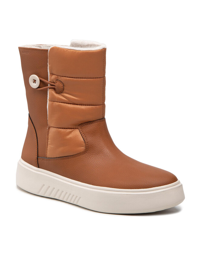 Geox Īsie zābaki Geox D Nhenbus B D168DB 0FEFU C0452 Brūns