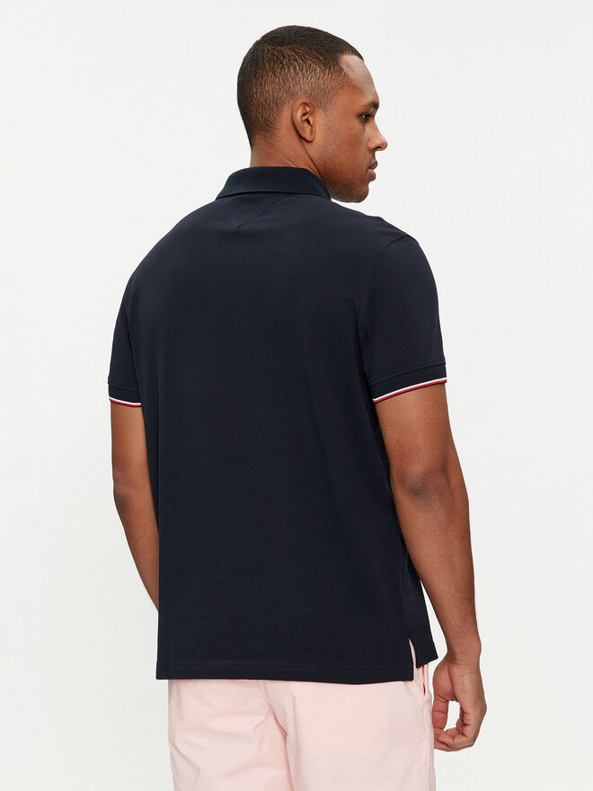 Tommy Hilfiger Tommy Hilfiger Poloshirt Logo MW0MW34841 Dunkelblau Regular Fit