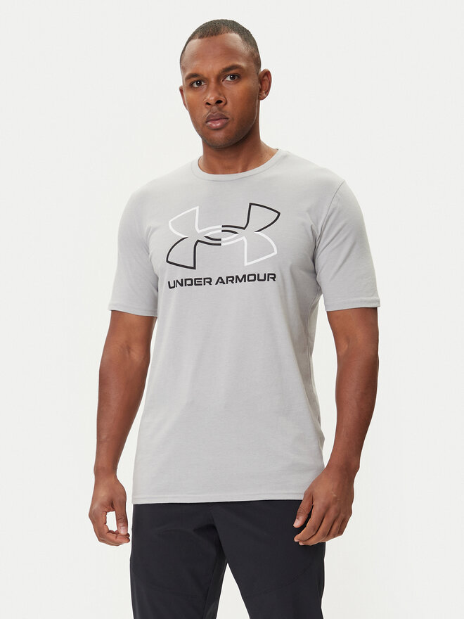 Under Armour Under Armour Футболка Ua Gl Foundation Update Ss 1382915-011 Сірий Loose Fit