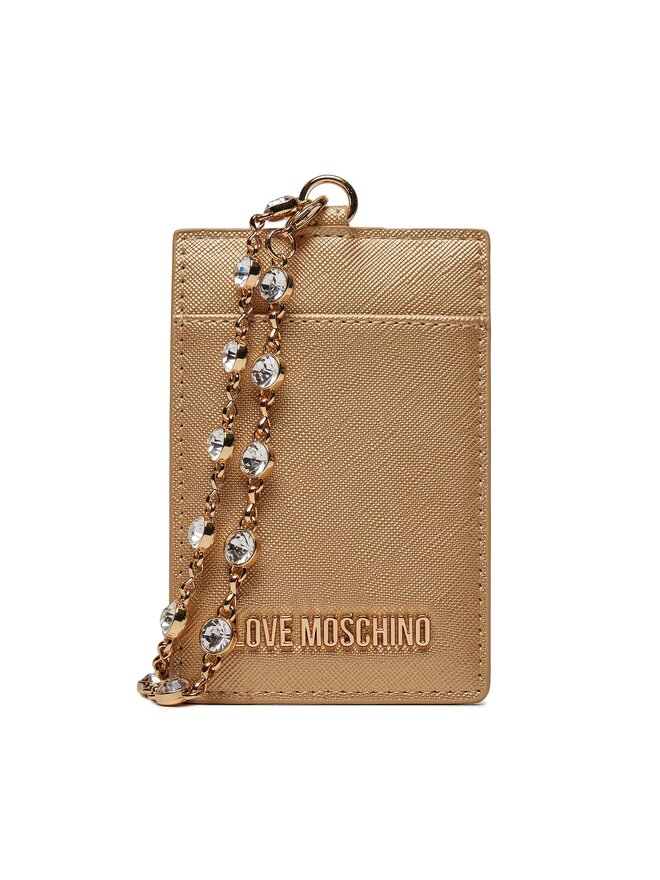 LOVE MOSCHINO Etui pentru carduri LOVE MOSCHINO JC5853PP4IK2390A Auriu