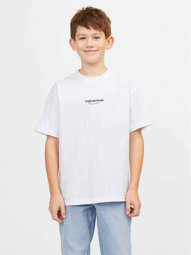 Jack&Jones Junior Jack&Jones Junior T-Shirt Vesterbro 12242827 Weiß Loose Fit