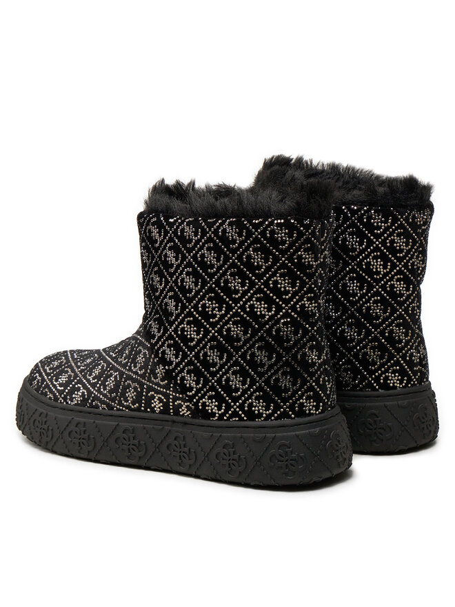 Guess Śniegowce Guess Unitie FLFUTI FAM10 Czarny