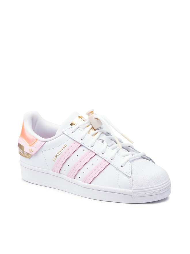 Adidas superstar w schuhe pink weiß discount
