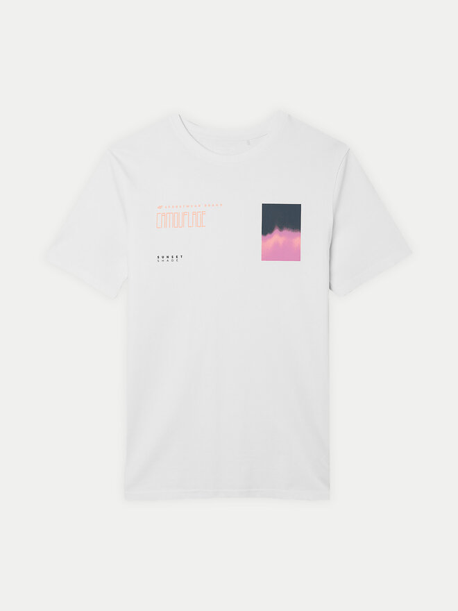 4F 4F Camiseta 4FWSS24TTSHM1289 Blanco Regular Fit