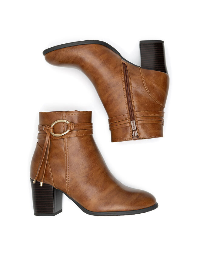Clara Barson Stiefeletten Clara Barson WYL1890-42 Braun