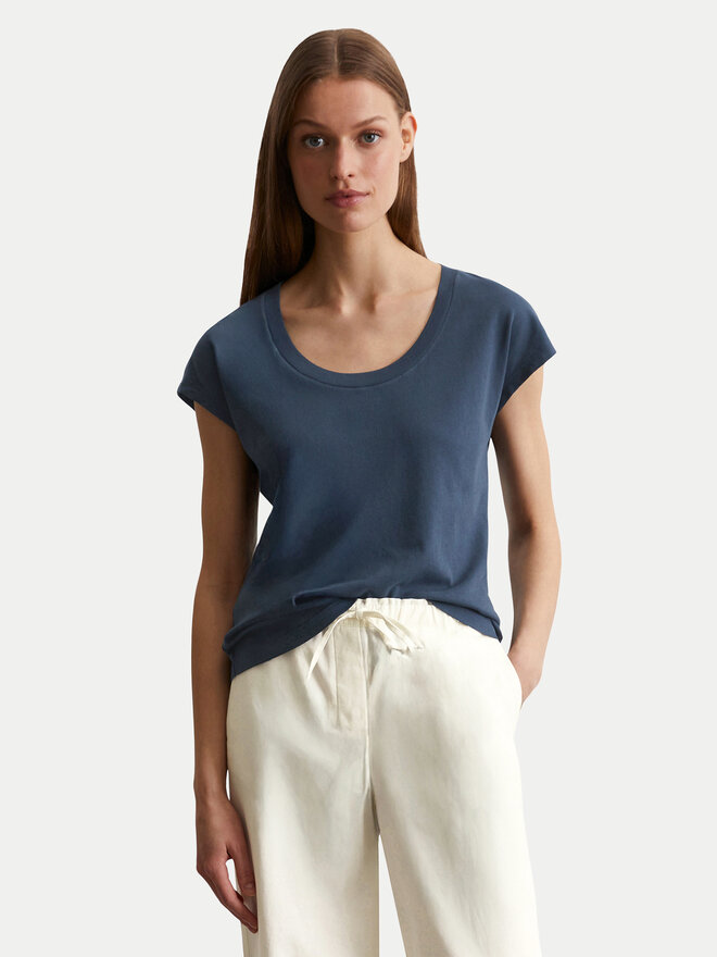 Marc O'Polo Marc O'Polo Póló 516 2100 50073 Sötétkék Regular Fit