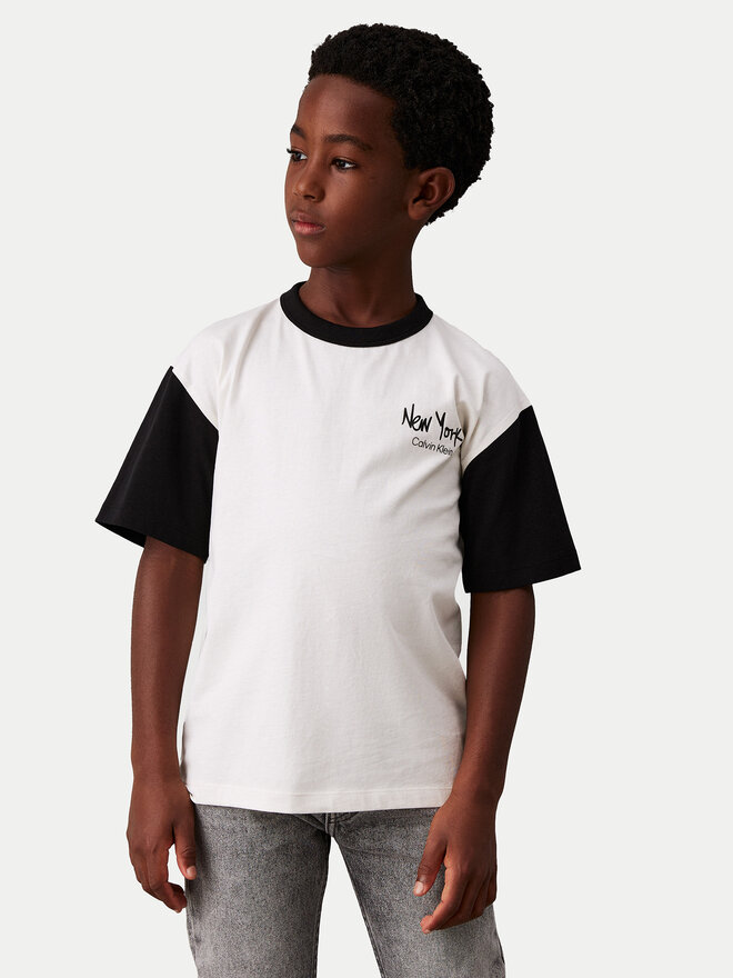 Calvin Klein Jeans Calvin Klein Jeans Camiseta IB0IB02330 Écru Regular Fit