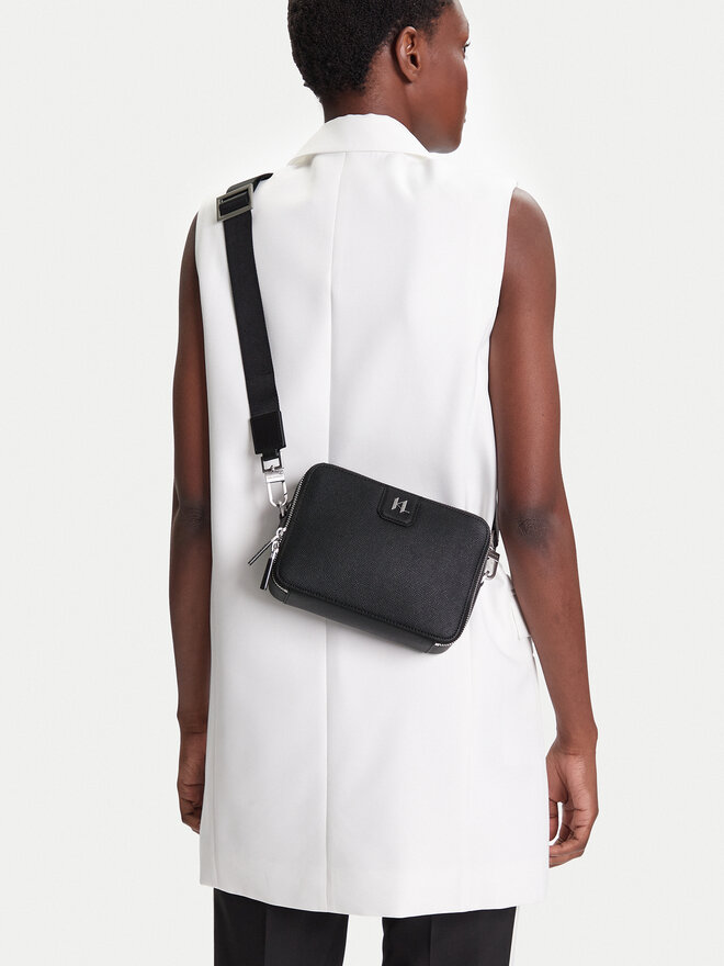 KARL LAGERFELD Táska KARL LAGERFELD A3M30157 Fekete