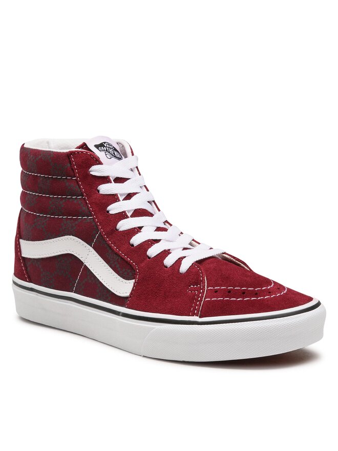 Vans high tops red top