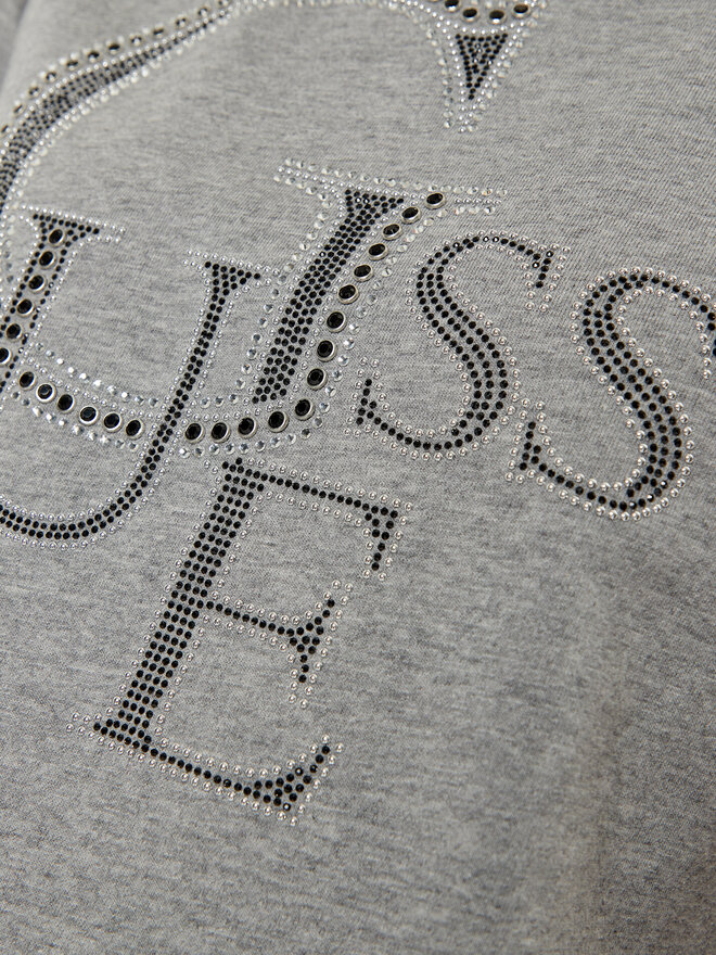 Guess Guess Marškinėliai W4BI16 I3Z14 Pilka Regular Fit