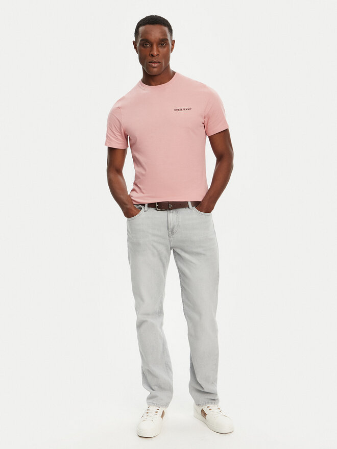 Guess Jeans Guess Jeans Футболка M4YI55 K8HM0 Рожевий Regular Fit